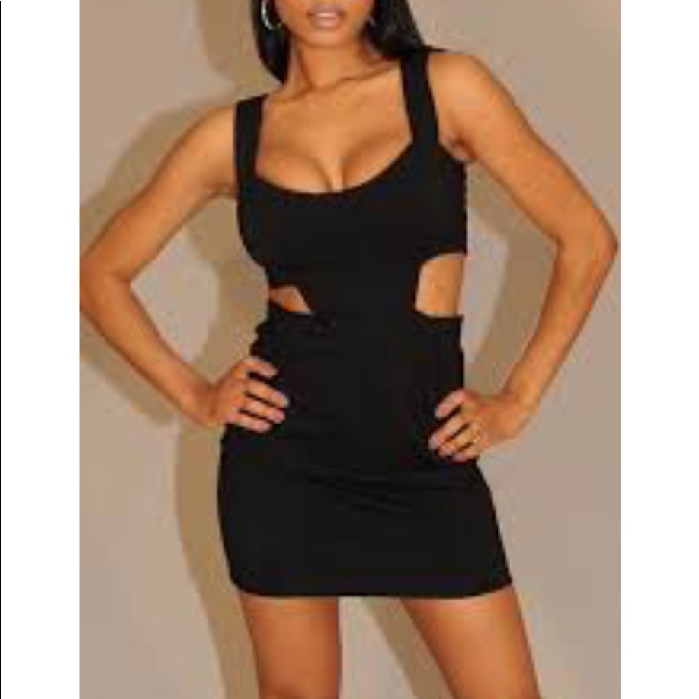 Blaque Label mini ladder cutout dress - small